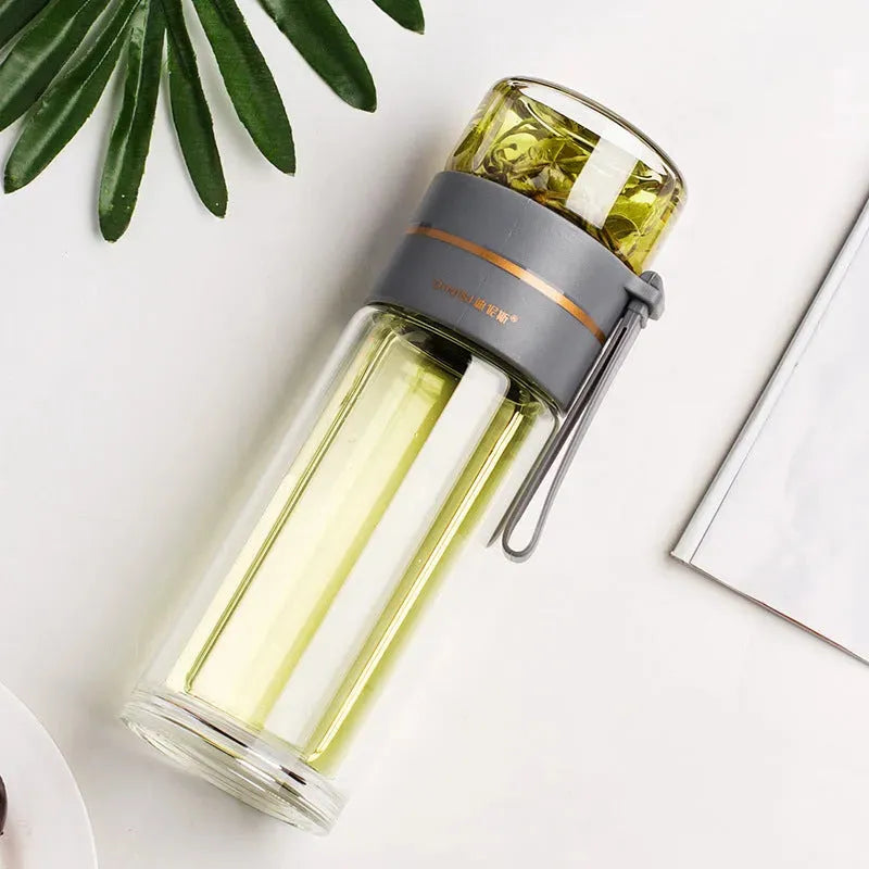 Glass Water Bottle - Bellarte Enchanté Glass Water Bottle